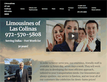 Tablet Screenshot of limosdfw.com